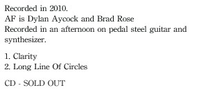 Album Descriptions for website