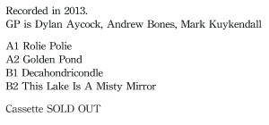 Album Descriptions for website